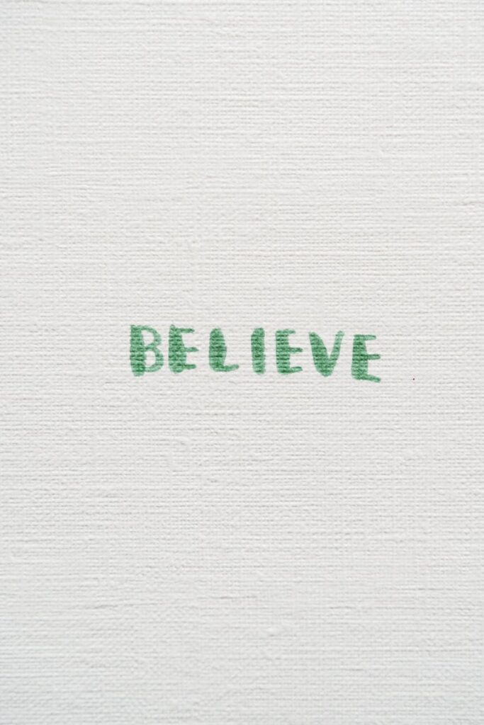 text on canvas